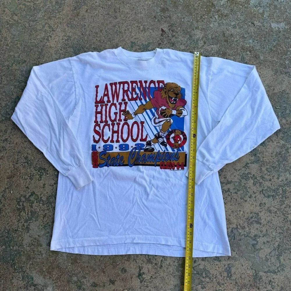 1992 Kansas State Champions Lawrence High School Vintage Shirt